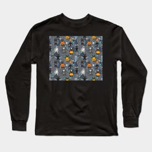 Halloween black cats Long Sleeve T-Shirt